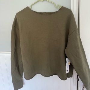 brand new green sweater